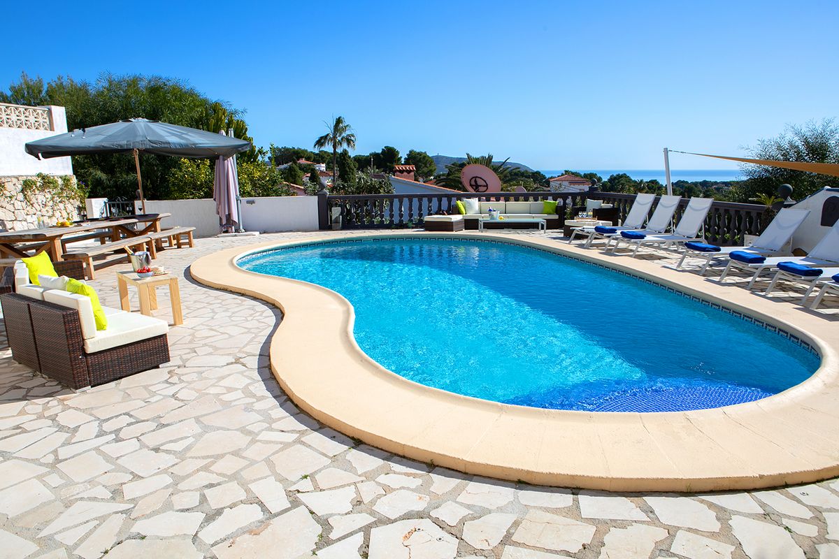 Spectacular Mediterranean Villa with Sea Views and Private Pool in Moraira